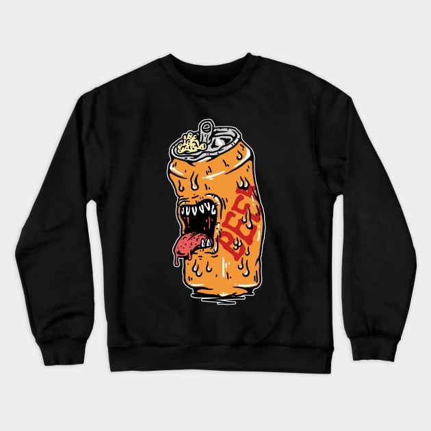 Beer Crewneck Sweatshirt by CharlieWizzard